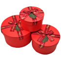 Set de 10 cajas decorativas de cartón redondas - Grupo Stock
