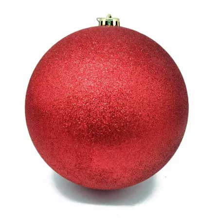 Bola de Navidad Roja 20 cm - Ligera, brillante y duradera Bola de Navidad Roja 20 cm - Ligera, brillante y duradera