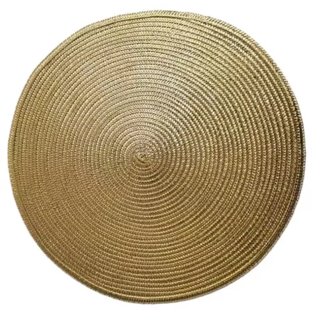 Salvamantel Navideño Dorado Reutilizable 38 cm Ø Resistente Salvamantel Navideño Dorado Reutilizable 38 cm Ø Resistente