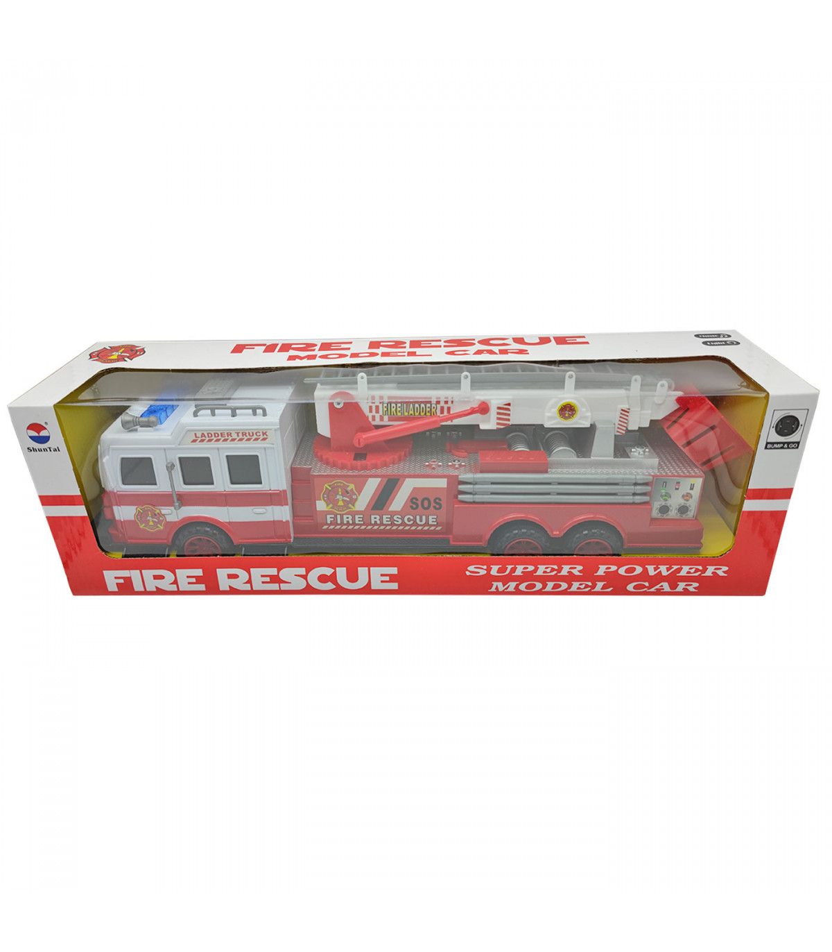 Diez años Hazme Empírico Camión de bomberos de juguete con luz, sonido y movimiento, funcionamiento  a pilas, regalo para niños, cumpleaños, navidad, jueg