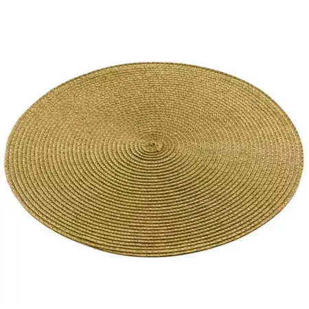Salvamantel Navideño Dorado Reutilizable 38 cm Ø Resistente Salvamantel Navideño Dorado Reutilizable 38 cm Ø Resistente