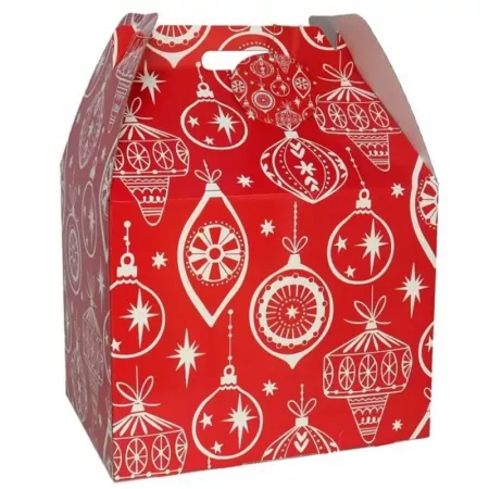 Caja Navideña Plegable para Vino 40x32x30 cm Resistente Caja Navideña Plegable para Vino 40x32x30 cm Resistente