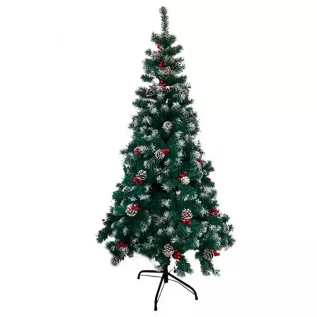 Árbol de Navidad Artificial 150 cm con Piñas y Bayas Rojas Árbol de Navidad Artificial 150 cm con Piñas y Bayas Rojas