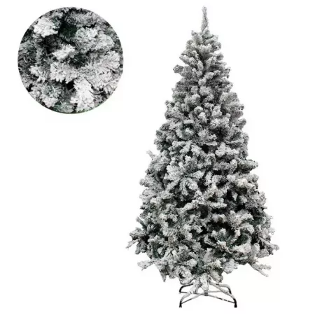 Árbol Navidad Blanco Nevado 180 cm - Realista y Duradero Árbol Navidad Blanco Nevado 180 cm - Realista y Duradero