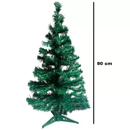 Árbol de Navidad Artificial 90 cm Verde - Fácil Montaje Durable Árbol de Navidad Artificial 90 cm Verde - Fácil Montaje Durable