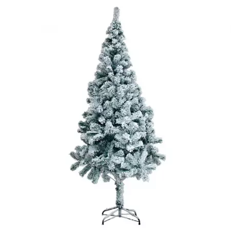 Árbol de Navidad 150 cm Nevado Pino Blanco Fácil Montaje Árbol de Navidad 150 cm Nevado Pino Blanco Fácil Montaje