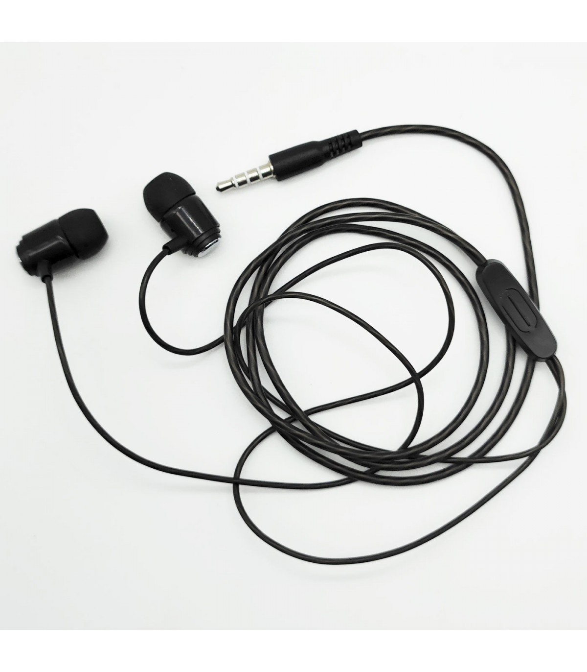 Fundación maníaco Activar Auriculares estéreo de móvil con micrófono y cable de 1,2 m, conexión jack  3.5 mm, cascos compatibles con Xiaomi, Huawei, Samsun