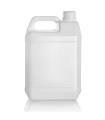 Tradineur - Garrafa de plástico translúcido, apta para uso alimentario, bidón, tangue, jarra, ideal para almacenar y transportar agua, bebidas, líquidos (5 litros)