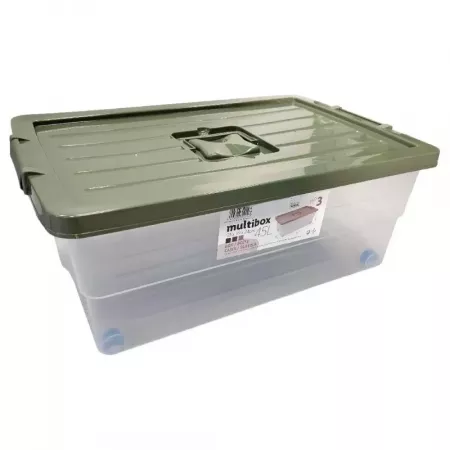Caja Organizadora 45L con Ruedas y Asa – Colores Vivos Caja Organizadora 45L con Ruedas y Asa – Colores Vivos