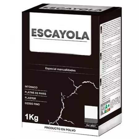Escayola en Polvo 1 kg Blanco - Fraguado Rápido y Versátil Escayola en Polvo 1 kg Blanco - Fraguado Rápido y Versátil
