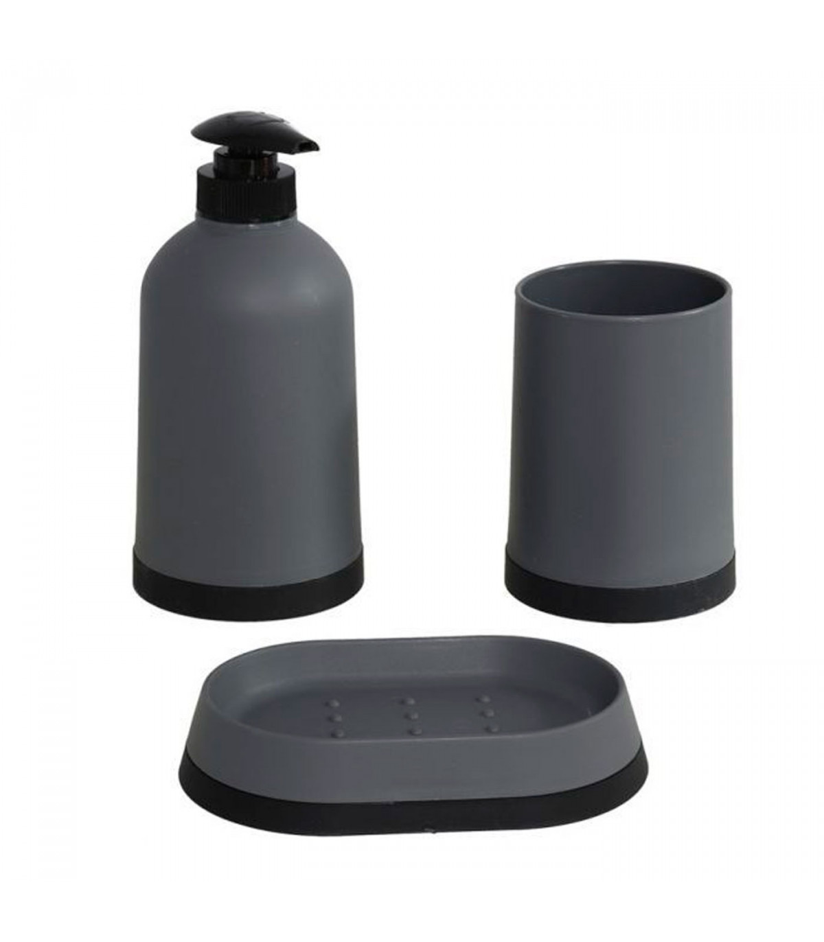 Dosificador de jabón para cocina de cerámica SLIM - negro