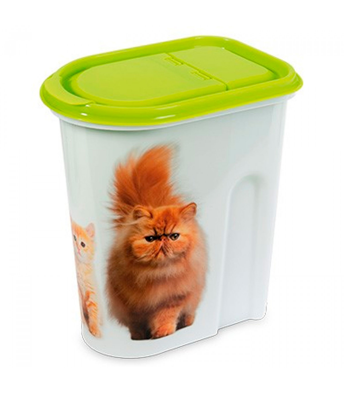 Contenedor de comida plegable para perros para almacenamiento de alimentos  para mascotas pequeños para perros, gatos, 25 libras (gris)