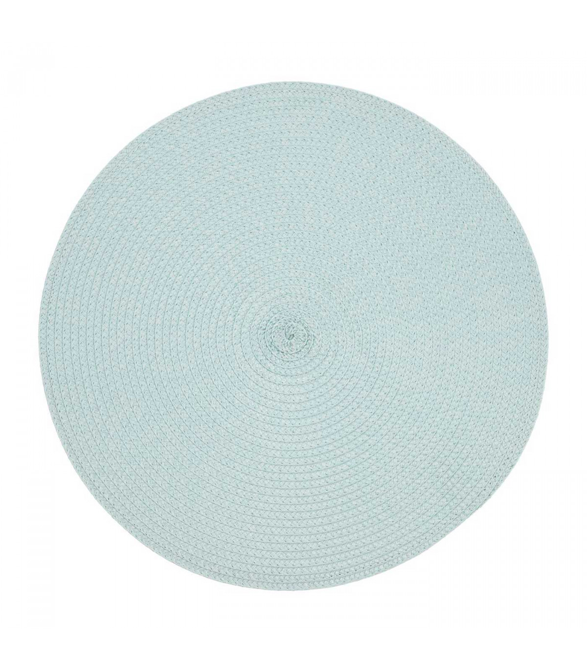 Mantel individual de plástico y polipropileno para hostelería, hogar,  cafetería, restaurante, diámetro de 38 cm, color azul