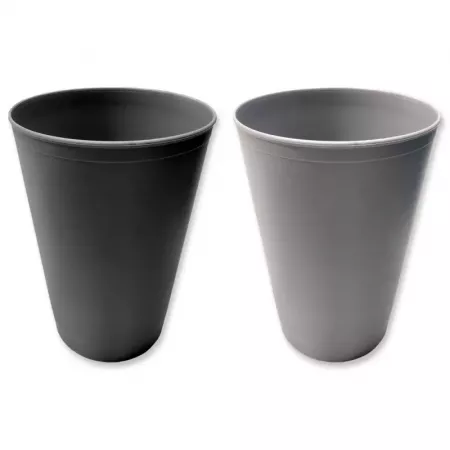Paragüero plástico moderno 29x44 cm, gris o negro sólido Paragüero plástico moderno 29x44 cm, gris o negro sólido