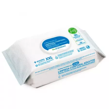Toallitas Húmedas XXL Aloe & Camomila, 60 uds, Naturales Toallitas Húmedas XXL Aloe & Camomila, 60 uds, Naturales