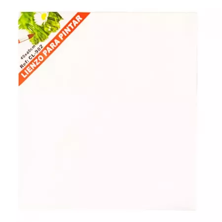 Lienzo Blanco 40x40 cm Algodón y Bastidor de Roble para Arte Lienzo Blanco 40x40 cm Algodón y Bastidor de Roble para Arte