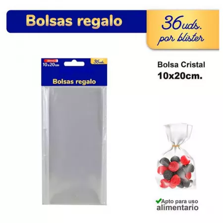 108 Bolsas Transparentes 10x20 cm Resistentes y Seguras
