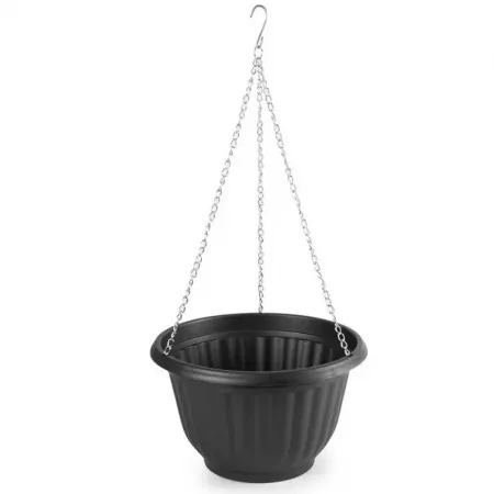 Maceta Colgante Gris Antracita 25x15 cm Resistente España Maceta Colgante Gris Antracita 25x15 cm Resistente España