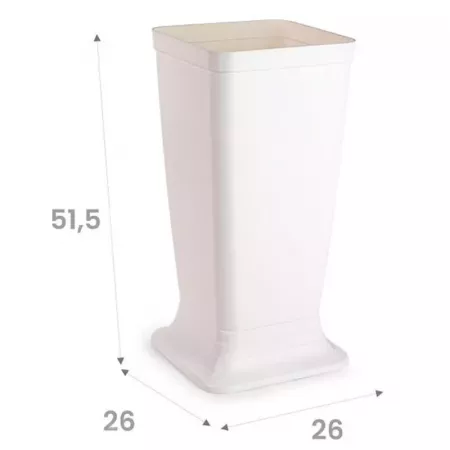 Paragüero Wet blanco resistente y minimalista, 51.5x26x26 cm Paragüero Wet blanco resistente y minimalista, 51.5x26x26 cm