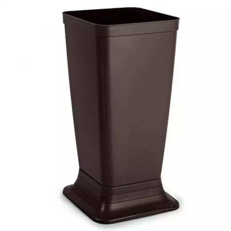 Paragüero plástico Wet marrón wengué 51,5x26 cm resistente Paragüero plástico Wet marrón wengué 51,5x26 cm resistente