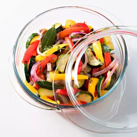 Cacerola Vidrio Borosilicato 3L con Tapa, Horno y Microondas Cacerola Vidrio Borosilicato 3L con Tapa, Horno y Microondas