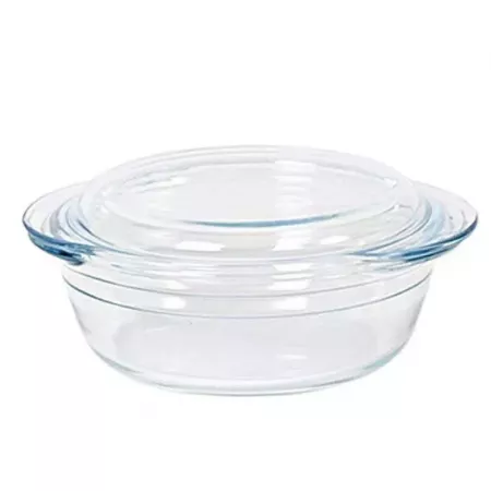 Cacerola Vidrio Borosilicato 3L con Tapa, Horno y Microondas Cacerola Vidrio Borosilicato 3L con Tapa, Horno y Microondas