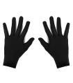 Tradineur - Guantes cortos niño para disfraz, 100% poliéster, accesorio de carnaval, halloween, cosplay, fiestas, cumpleaños (Negro, infantil, talla única)