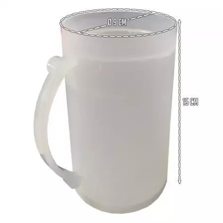 Pack 2 Jarras Enfriadoras 450ml Plástico Premium para Bebidas Frías Pack 2 Jarras Enfriadoras 450ml Plástico Premium para Bebidas Frías