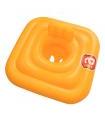 Tradineur - Flotador  infantil con asiento para bebés, incluye válvulas de seguridad, De 1 a 2 años,  69 x 69 cm