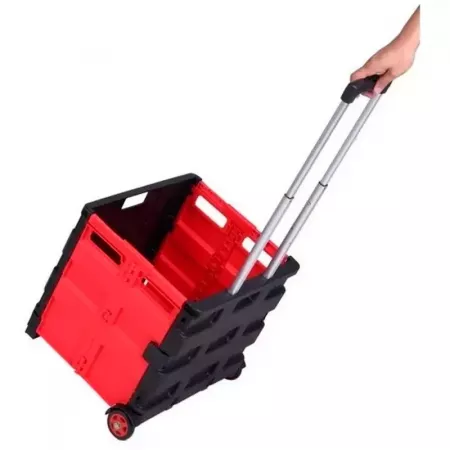 Carrito Plegable 2 Ruedas 25 kg con Mango Telescópico Carrito Plegable 2 Ruedas 25 kg con Mango Telescópico