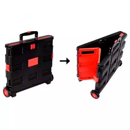 Carrito Plegable 2 Ruedas 25 kg con Mango Telescópico Carrito Plegable 2 Ruedas 25 kg con Mango Telescópico