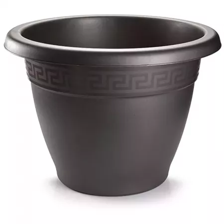 Maceta Redonda Terracota 50 cm Antracita, Plástico Resistente Maceta Redonda Terracota 50 cm Antracita, Plástico Resistente