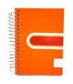 Tradineur - Cuaderno/Libreta - Tapa dura - Hojas cuadriculadas 5x5 - 140 páginas - 90 gr - Formato A6 - Encuadernación en espiral - 15 x 12,5 cm
