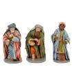Tradineur - Figura de reyes magos - Fabricación en marmolina - Ideal para belén navideño, figuras decorativas, nacimiento, pesebre, navidad, decoración tradicional, 10 x 5,5 x 4 cm