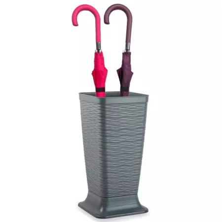 Paragüero Wind gris plástico, resistente y práctico hogar Paragüero Wind gris plástico, resistente y práctico hogar