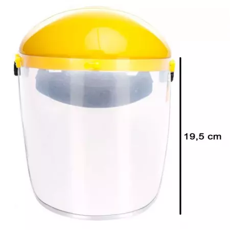 Pantalla Facial Transparente Ajustable 39x19,5 cm Ligera Pantalla Facial Transparente Ajustable 39x19,5 cm Ligera