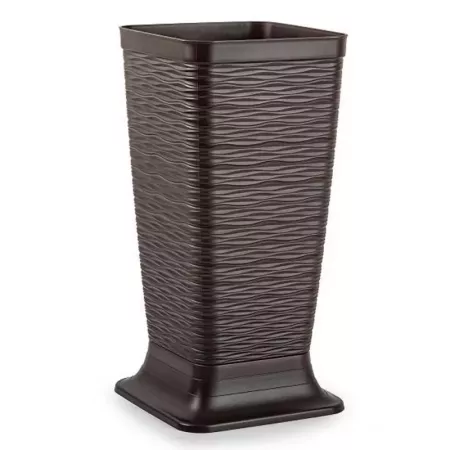Paragüero Wind plástico resistente marrón wengué 51,5 cm Paragüero Wind plástico resistente marrón wengué 51,5 cm