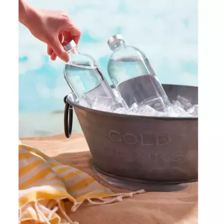Botella de Vidrio 1L Antifugas para Agua y Zumos Fácil Uso Botella de Vidrio 1L Antifugas para Agua y Zumos Fácil Uso