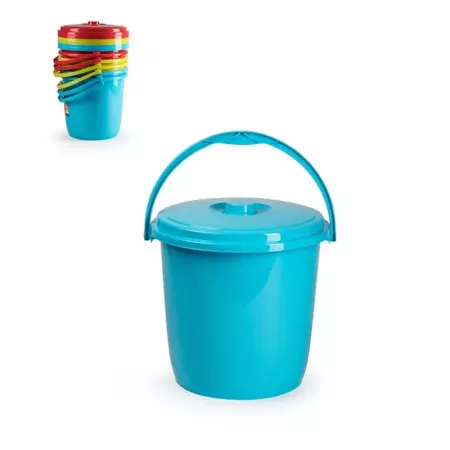 Cubo de basura 15L plástico resistente, interior y exterior Cubo de basura 15L plástico resistente, interior y exterior