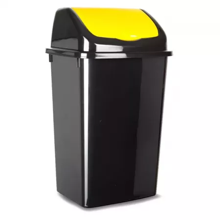 Papelera Reciclaje 50L 3 Compartimentos Resistente y Colorida Papelera Reciclaje 50L 3 Compartimentos Resistente y Colorida