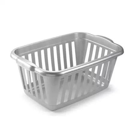 Cesta para colada rectangular 60x40x26 cm, resistente y práctica Cesta para colada rectangular 60x40x26 cm, resistente y práctica