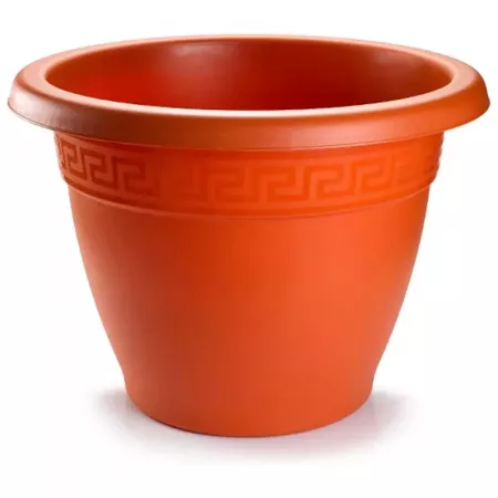 Maceta Terracota 35 cm Antracita | Plástico Resistente & Drenaje Maceta Terracota 35 cm Antracita | Plástico Resistente & Drenaje