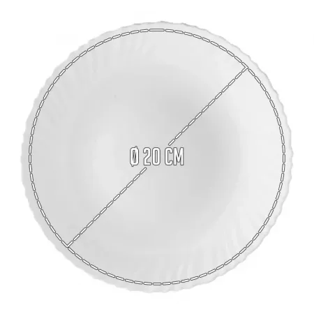 Juego 6 Platos Postre Titán 20 cm - Alta Calidad y Diseño Juego 6 Platos Postre Titán 20 cm - Alta Calidad y Diseño