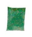 Tradineur - Bolsa de serrín color verde para belén - Accesorio para decoración en el nacimiento - Ideal para los últimos detalles.
