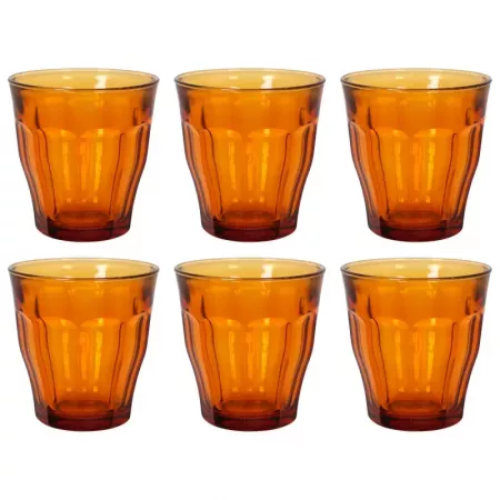 Caja 6 Vasos Le Picardie Ámbar 25 cl | Duraderos y Lavavajillas Caja 6 Vasos Le Picardie Ámbar 25 cl | Duraderos y Lavavajillas