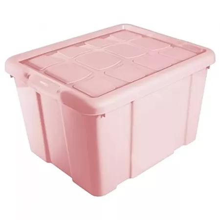 Caja Organizadora 16L Apilable con Tapa | Plástico Resistente España Caja Organizadora 16L Apilable con Tapa | Plástico Resistente España