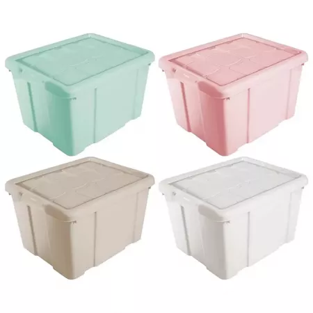 Caja de almacenamiento 25L resistente y apilable - Made in Spain Caja de almacenamiento 25L resistente y apilable - Made in Spain