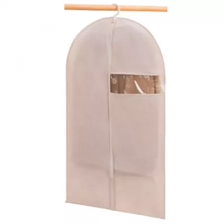 Funda para Traje 60x100 cm Algodón-Lino Transpirable y Antipolvo Funda para Traje 60x100 cm Algodón-Lino Transpirable y Antipolvo