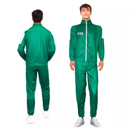 Disfraz chándal verde unisex personalizable talla S - Cómodo y único Disfraz chándal verde unisex personalizable talla S - Cómodo y único