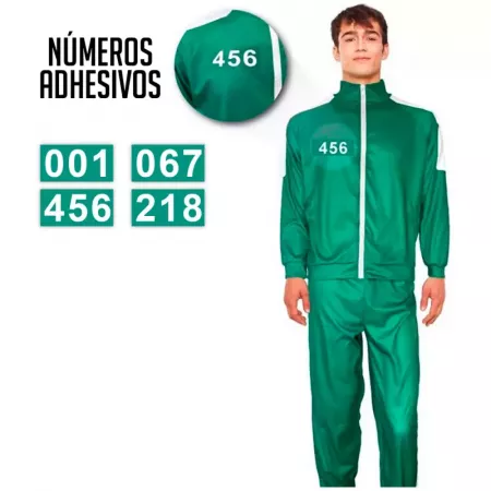 Disfraz chándal verde unisex personalizable talla S - Cómodo y único Disfraz chándal verde unisex personalizable talla S - Cómodo y único